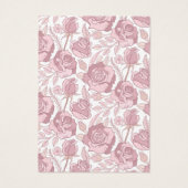 Carte d'affichage du collier d'oreille à motif flo (Dos)