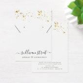 Carte d'affichage du collier d'oreilles Gold Splat (Bureau)