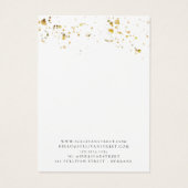 Carte d'affichage du collier d'oreilles Gold Splat (Dos)