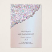 Carte d'affichage du collier en papier parties sci (Dos)