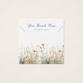 Carte d'affichage du collier ・ Fleurs sauvages d'a (Devant)