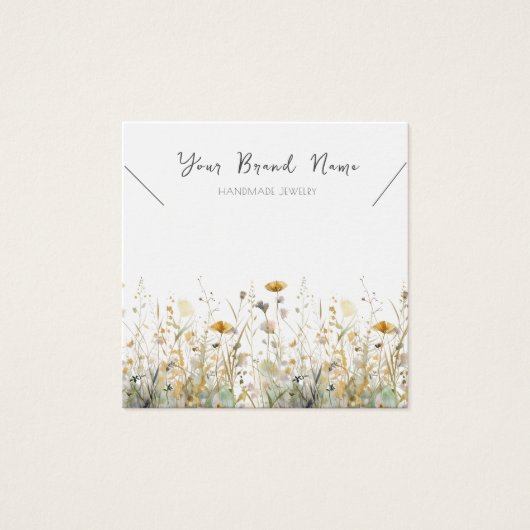 Carte d'affichage du collier ・ Fleurs sauvages d'a (Devant)