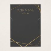 Carte d'affichage du collier géométrique kintsugi  (Devant)