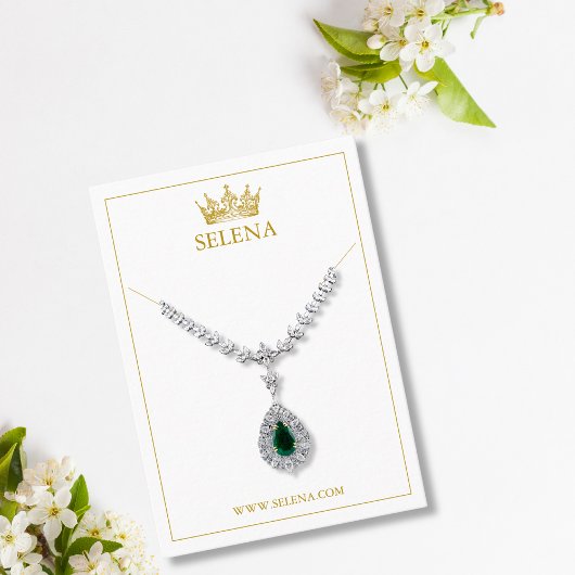 Carte d'affichage du collier Gold Crown