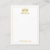 Carte d'affichage du collier Gold Crown (Devant)