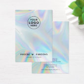 Carte d'affichage du collier moderne Iridescente (Bureau)