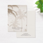 Carte d'affichage du collier ・ Palmiers Terre Oise (Bureau)