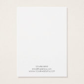 Carte d'affichage du collier ・ Pastel Palm Tree (Dos)