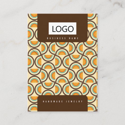 Carte d'affichage du collier rétro (Devant)