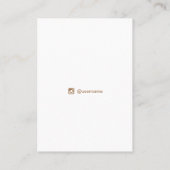 Carte d'affichage du collier rose céleste étoile (Dos)