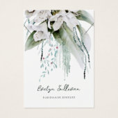 Carte d'affichage du collier vert et blanc (Devant)