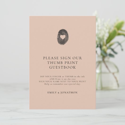 Carte d'affichage du livre d'or en terre cuite (Debout devant)