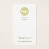 Carte d'affichage du logo d'apprentissage de Noël (Dos)