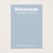 Carte d'affichage du logo de la police de caractèr (Devant)