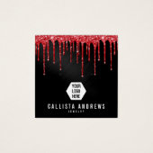 Carte d'affichage du logo de Parties scintillant r (Devant)