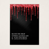 Carte d'affichage du logo de Parties scintillant r (Dos)