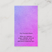 Carte d'affichage du logo d'entreprise Kraft Purpl (Dos)