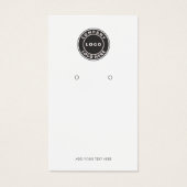 Carte d'affichage du logo d'entreprise QR Code sim (Devant)