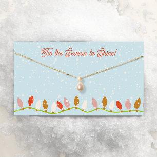 Carte d'affichage du logo du Pendentif de Noël