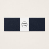 Carte d'affichage du logo et du texte personnalisé (Devant)