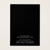 Carte d'affichage du logo personnalisé de la parti (Dos)