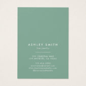 Carte d'affichage du Porte - clé de prairie fleur  (Dos)