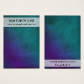 Carte d'affichage du Porte-oreille Turquoise en bo (Devant & derrière)