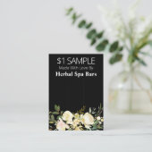 Carte d'affichage du prix de l'échantillon de savo (Debout devant)