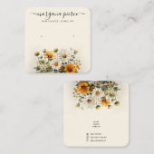 Carte d'affichage du produit de l'oreille de la ma (Devant / Derrière)