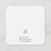 Carte d'affichage du produit d'écoute papillon (Dos)