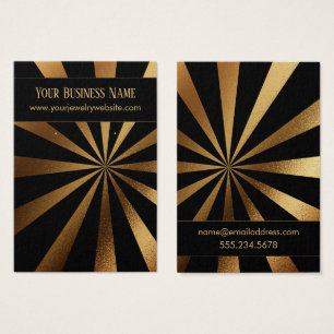 Carte d'affichage du support d'oreille noir Gold S