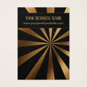 Carte d'affichage du support d'oreille noir Gold S (Devant)