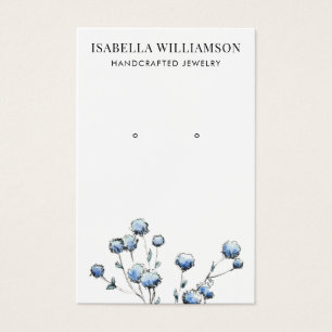 Carte d'affichage d'une jolie aquarelle florale