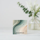 Carte d'affichage Earth Tones Waves oreilles (Debout devant)