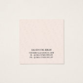 Carte d'affichage Earthy Boho Black Hair Girl orei (Dos)