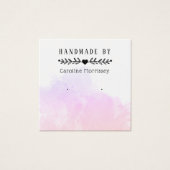 Carte d'affichage élégante de l'oreille à l'aquare (Devant)