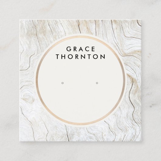 Carte d'affichage en bois côtier (Devant)