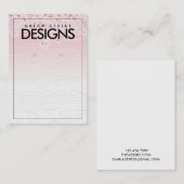 Carte d'affichage en bois de cerisier (Devant / Derrière)