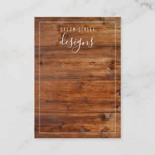 Carte d'affichage en bois Vintage