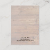 Carte d'affichage en bois Vintage (Dos)