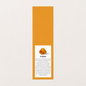 Carte d'affichage en cristal d'ambre signifiant bi (Extérieur déplié)