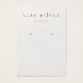 Carte d'affichage en cuir blanc (image) (Devant)