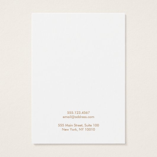 Carte d'affichage en cuir turquoise (image) (Dos)