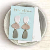 Carte d'affichage en cuir turquoise (image)