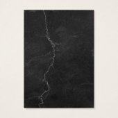 Carte d'affichage en marbre gris-noir (Dos)