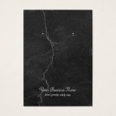 Carte d'affichage en marbre gris-noir (Devant)