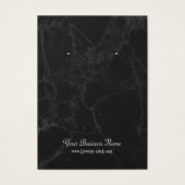 Carte d'affichage en marbre gris-noir (Devant)