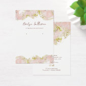 Carte d'affichage en marbre rose (Bureau)