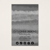 Carte d'affichage en niveaux de gris pour collier (Dos)