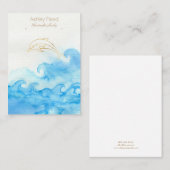 Carte d'affichage et de bijoux (Devant / Derrière)